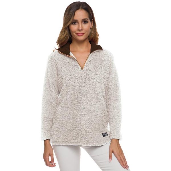 women's sweaters women winter v-neck pullover turtleneck sweater autumn female warm soft solid long sleeves casual zipper fleece, White;black
women's sweaters women winter v-neck pullover turtleneck sweater autumn female warm soft solid long sleeves casual zipper fleece, White;black