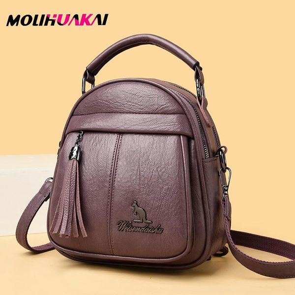 2021small backpack multifunction women backpacks vintage leather school bags for girls shoulder bag ladies travel
2021small backpack multifunction women backpacks vintage leather school bags for girls shoulder bag ladies travel