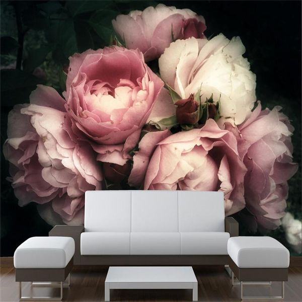 wallpapers soft and romantic vintage floral wallpaper 3d beautiful pink rose flowers on a dark background mural wall papers home decor
wallpapers soft and romantic vintage floral wallpaper 3d beautiful pink rose flowers on a dark background mural wall papers home decor