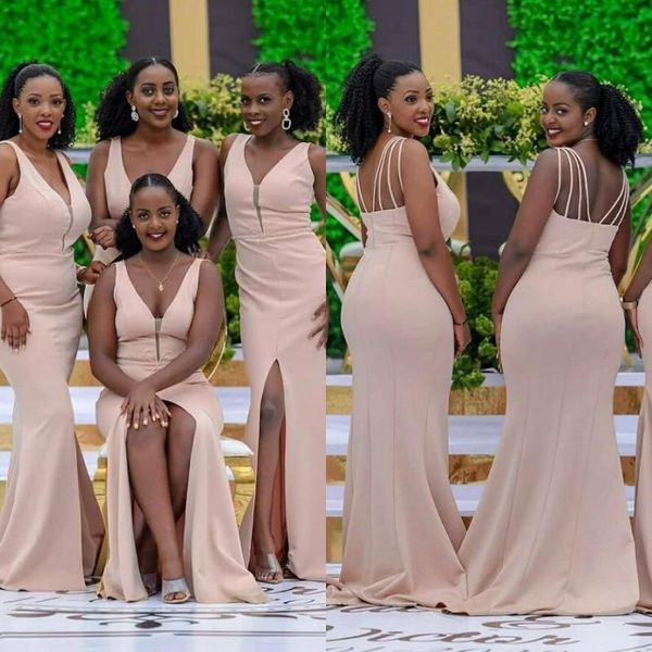 2021 v neck keyhole mermaid bridesmaid dresses nude pearl pink side split maid of the honor wedding guest dress back bridesmaids gowns, White;pink
2021 v neck keyhole mermaid bridesmaid dresses nude pearl pink side split maid of the honor wedding guest dress back bridesmaids gowns, White;pink