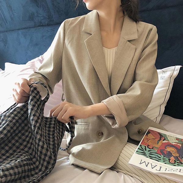 fashion slim fit blazer women classic jacket casual beige outwear summer autumn lady office suit plus size women's suits & blazers, White;black
fashion slim fit blazer women classic jacket casual beige outwear summer autumn lady office suit plus size women's suits & blazers, White;black