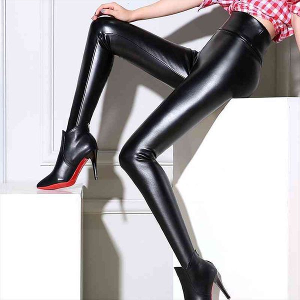 women plus size winter leather pant high waist velvet trousers thick stretch pantalon femme leather butt lift pants ropa mujer, Black
women plus size winter leather pant high waist velvet trousers thick stretch pantalon femme leather butt lift pants ropa mujer, Black