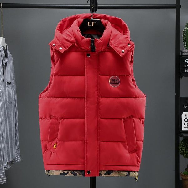 men's vests men winter plus large size 5xl vest hat detachable waistcoat warm thicken sleeveless jackets unloading parka coat for unise, Black;white
men's vests men winter plus large size 5xl vest hat detachable waistcoat warm thicken sleeveless jackets unloading parka coat for unise, Black;white