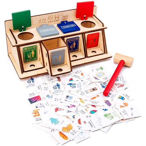 wooden fun games garbage sorting toys mini trash cans classification cards kindergarten educational diy games teaching aids#38
wooden fun games garbage sorting toys mini trash cans classification cards kindergarten educational diy games teaching aids#38