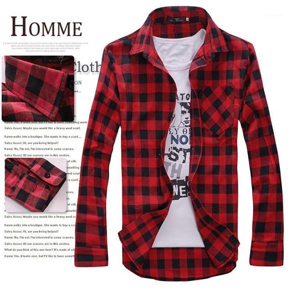 men's plaid shirts 2021 fashion long sleeve slim fit cotton shirt styles man clothes mens shirtasian size, not us/eu size dress, White;black
men's plaid shirts 2021 fashion long sleeve slim fit cotton shirt styles man clothes mens shirtasian size, not us/eu size dress, White;black