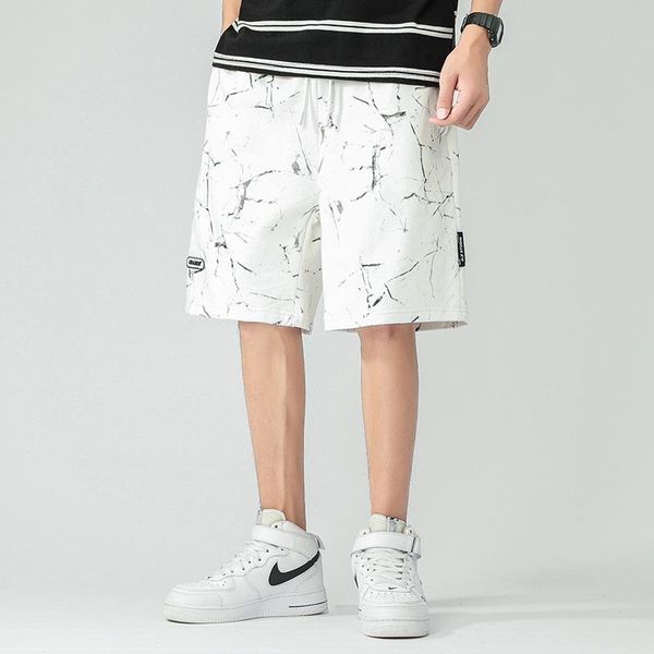 summer casual shorts mens loose five point fashion tie dye printed men trendy hip hop short streetwear men's, White;black
summer casual shorts mens loose five point fashion tie dye printed men trendy hip hop short streetwear men's, White;black