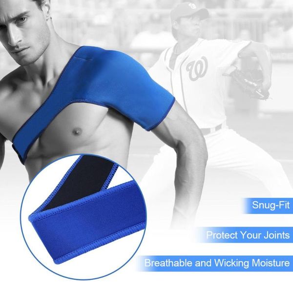 1pc shoulder support elastic bandage breathable protection sports fitness tape scr single protector strap back, Black;blue
1pc shoulder support elastic bandage breathable protection sports fitness tape scr single protector strap back, Black;blue