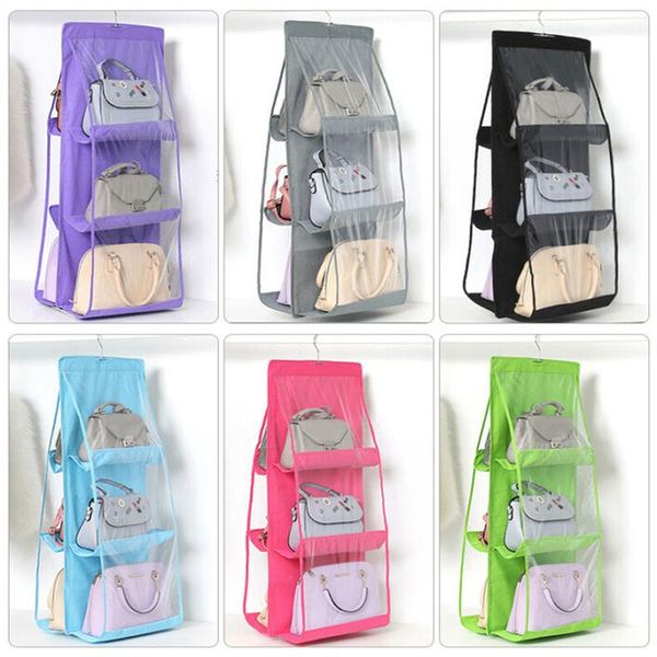 storage boxes & bins 6 pocket hanging handbag organizer for wardrobe closet transparent bag door wall clear sundry shoe
storage boxes & bins 6 pocket hanging handbag organizer for wardrobe closet transparent bag door wall clear sundry shoe