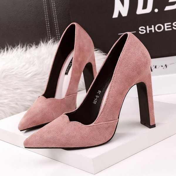 dress shoes women pumps flock pointed toe fashion mouth thick heel .5cm square office, Black
dress shoes women pumps flock pointed toe fashion mouth thick heel .5cm square office, Black