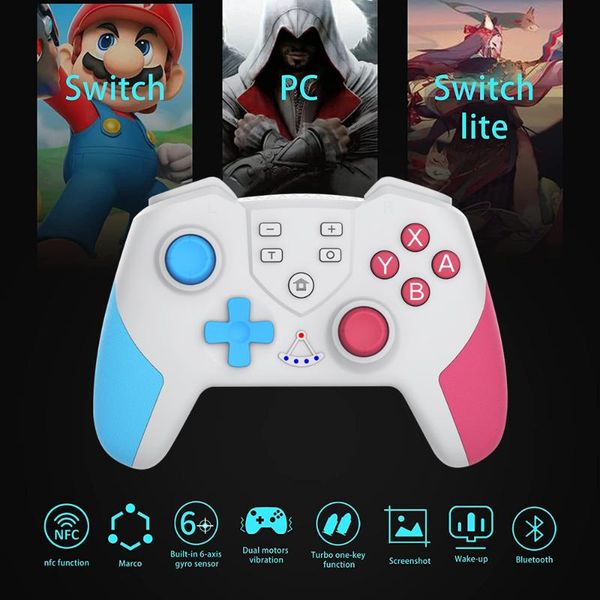 game controllers & joysticks nfc wireless controller for switch pro/lite usb joystick gamepad pc tv video n-switch ns-switch consol
game controllers & joysticks nfc wireless controller for switch pro/lite usb joystick gamepad pc tv video n-switch ns-switch consol