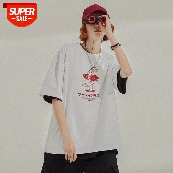 ins korean version of the tide brand skateboard bear print t-shirt hipster men and women loose bf simple hong kong style bottoming sho #rz9a, White;black
ins korean version of the tide brand skateboard bear print t-shirt hipster men and women loose bf simple hong kong style bottoming sho #rz9a, White;black