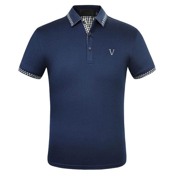 202s men s polos classic letters embroidery stripe pattern luxury high-quality fashion men's polo shirt black and white casual short sl, White;black
202s men s polos classic letters embroidery stripe pattern luxury high-quality fashion men's polo shirt black and white casual short sl, White;black