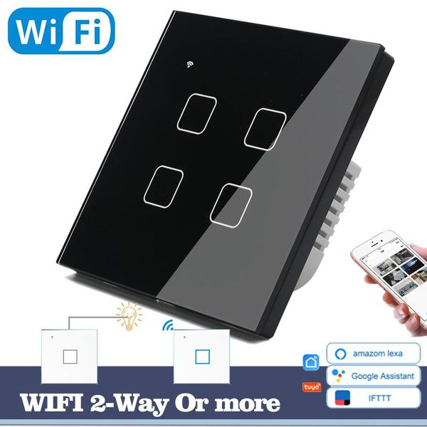 smart home control wifi touch light wall switch black glass blue led universal phone 4 gang 2 way square alexa google
smart home control wifi touch light wall switch black glass blue led universal phone 4 gang 2 way square alexa google