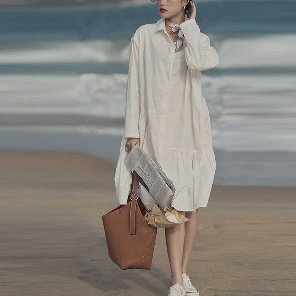 vanovich pluz size solid color cotton casual long sleeve women dress spring korean style wild fashion women's 210615, Black;gray
vanovich pluz size solid color cotton casual long sleeve women dress spring korean style wild fashion women's 210615, Black;gray