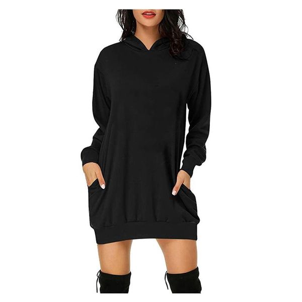 women's hoodies & sweatshirts feitong long casual sleeve winter pocket hooded solid color loose medium sweatshirt hoodie top, Black
women's hoodies & sweatshirts feitong long casual sleeve winter pocket hooded solid color loose medium sweatshirt hoodie top, Black