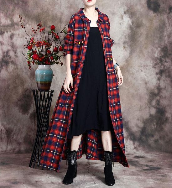 women's trench coats women loose cotton linen plaid coat ladies vintage autumn long female spring overcoat z4mq, Tan;black
women's trench coats women loose cotton linen plaid coat ladies vintage autumn long female spring overcoat z4mq, Tan;black