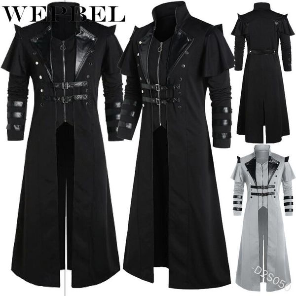 men's hoodies & sweatshirts gothic long kei fashion punk mens steampunk coat jacket rave pu zipper visual, Black
men's hoodies & sweatshirts gothic long kei fashion punk mens steampunk coat jacket rave pu zipper visual, Black