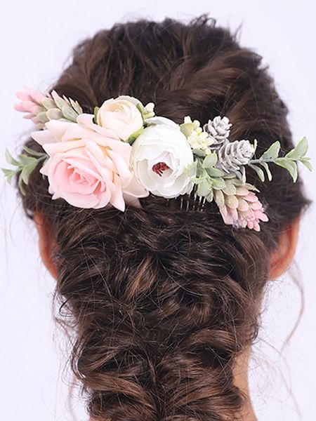 artsy pink flower hair comb wedding bridal hair accessories chic ornament for women or girl, Silver
artsy pink flower hair comb wedding bridal hair accessories chic ornament for women or girl, Silver