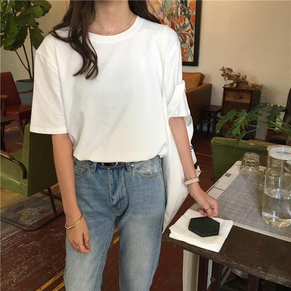 women's t-shirt tee shirt 7 solid color basic t women casual o-neck harajuku summer korean hipster white tshirt camisetas de mujer
women's t-shirt tee shirt 7 solid color basic t women casual o-neck harajuku summer korean hipster white tshirt camisetas de mujer