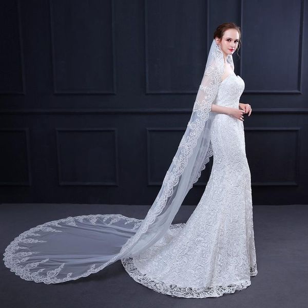 bridal veils arrival white ivory long veil 2021 lace edge wedding veu de noiva welon velo voile mariage accessories, Black
bridal veils arrival white ivory long veil 2021 lace edge wedding veu de noiva welon velo voile mariage accessories, Black