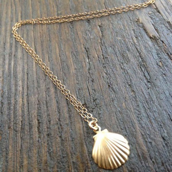 europe and the united states jewelry gold shell women 's necklace small mermaid female bridesmaid gift chains, Silver
europe and the united states jewelry gold shell women 's necklace small mermaid female bridesmaid gift chains, Silver