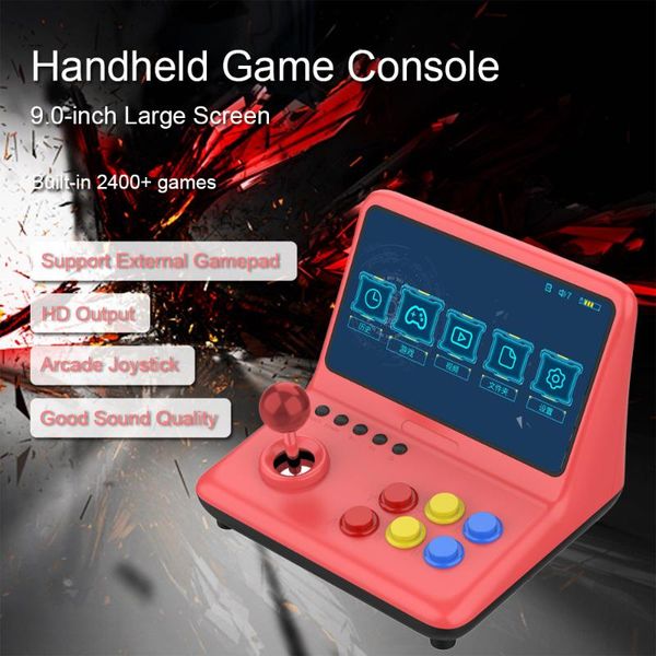 handheld player arcade joystick 2400 games 9.0-inch screen music hd wired gamepad dropship portable players game
handheld player arcade joystick 2400 games 9.0-inch screen music hd wired gamepad dropship portable players game
