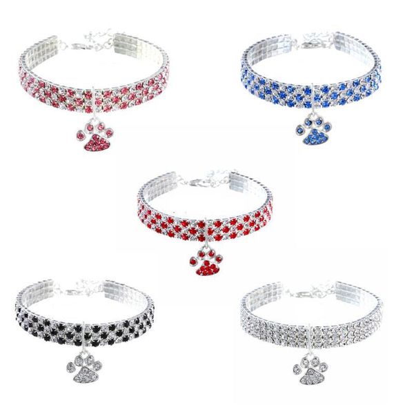 cat collars & leads diamond inlaid pet collar pets shiny crystal elastic cats footprints accessories for kitten dog necklace
cat collars & leads diamond inlaid pet collar pets shiny crystal elastic cats footprints accessories for kitten dog necklace