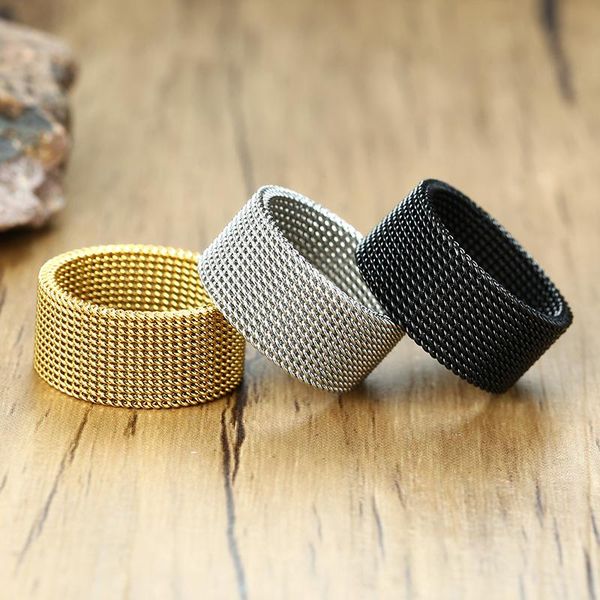 cluster rings modyle fashion elastic mesh stainless steel ring circle woven women men wedding friends gift, Golden;silver
cluster rings modyle fashion elastic mesh stainless steel ring circle woven women men wedding friends gift, Golden;silver