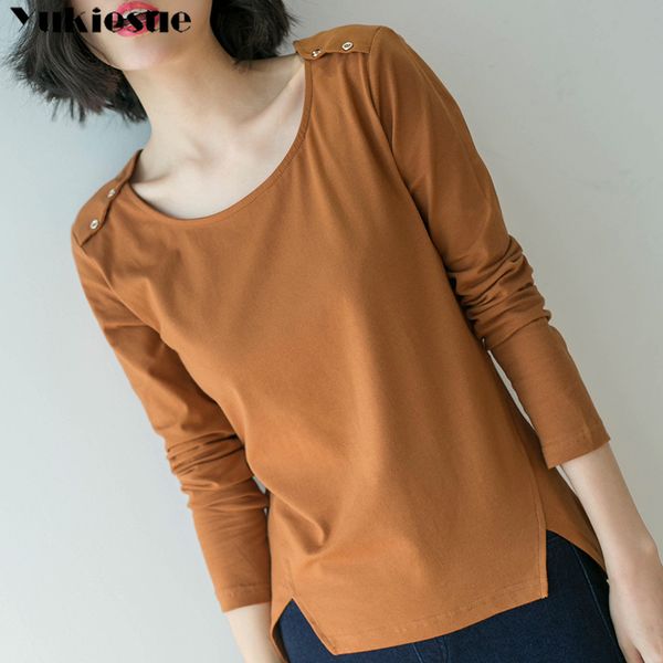 t shirt women female plus size split up t-shirt long sleeves slim round neck casual women shirt mujer t-shirts woman 210519, White
t shirt women female plus size split up t-shirt long sleeves slim round neck casual women shirt mujer t-shirts woman 210519, White