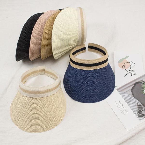 wide brim hats ultraviolet sunshade hat women's summer sunscreen versatile fashion net red empty straw no sun, Blue;gray
wide brim hats ultraviolet sunshade hat women's summer sunscreen versatile fashion net red empty straw no sun, Blue;gray