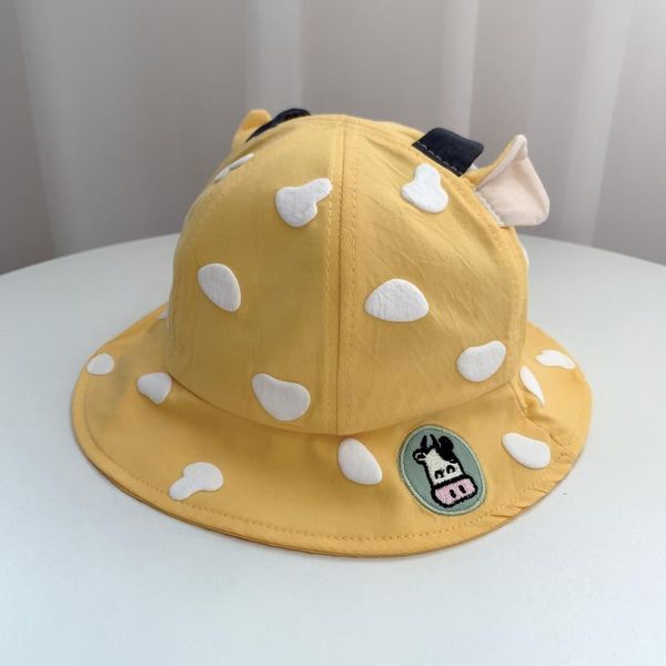 wide brim hats toddler baby sun caps kids boys girls kawaii cow printing pattern bucket hat cap summer cotton 2021, Blue;gray
wide brim hats toddler baby sun caps kids boys girls kawaii cow printing pattern bucket hat cap summer cotton 2021, Blue;gray