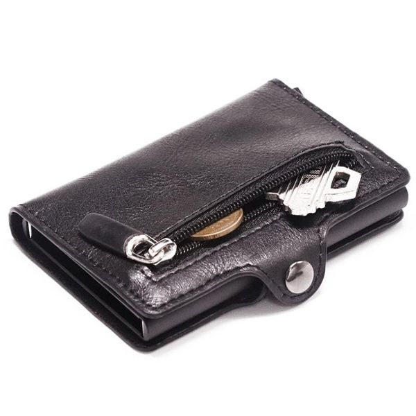 card holders 2021 rfid hasp wallet pu leather case single box smart arrival zipper coin purse, Brown;gray
card holders 2021 rfid hasp wallet pu leather case single box smart arrival zipper coin purse, Brown;gray