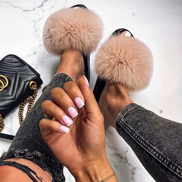 ethel anderson fluffy slippers real fur slides indoor flip flops casual shoes woman raccoon sandals vogue plush 210914, Blue;gray
ethel anderson fluffy slippers real fur slides indoor flip flops casual shoes woman raccoon sandals vogue plush 210914, Blue;gray