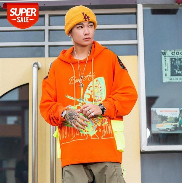guochao high street fake color matching hip-hop sweater loose butterfly print letter graffiti pullover couple #vo69, Black
guochao high street fake color matching hip-hop sweater loose butterfly print letter graffiti pullover couple #vo69, Black