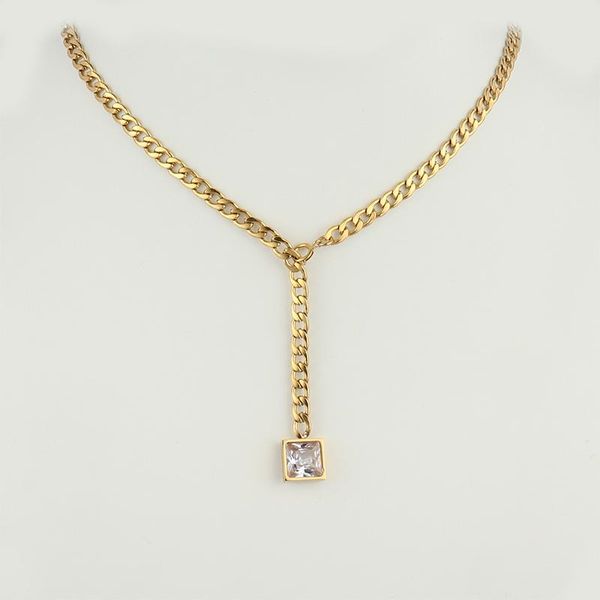 chokers punk thick long chain necklaces for women stainless steel necklace zircon star square heart charm jewelry gift, Golden;silver
chokers punk thick long chain necklaces for women stainless steel necklace zircon star square heart charm jewelry gift, Golden;silver