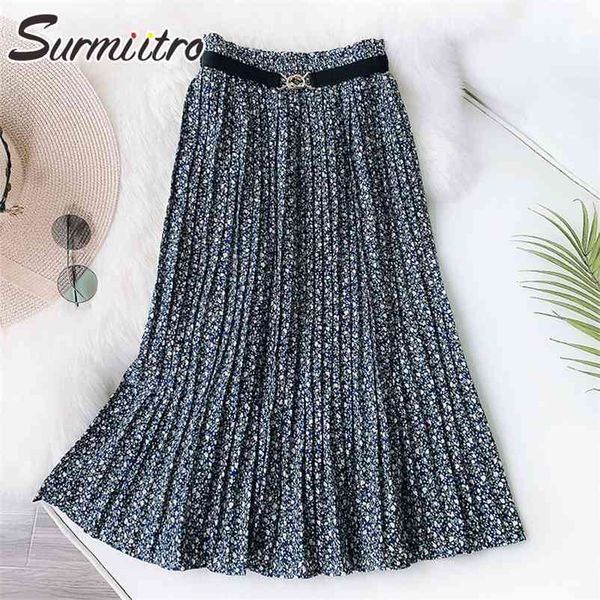 spring summer long pleated skirt women korean style floral high waist aesthetic midi female with belt 210421, Black
spring summer long pleated skirt women korean style floral high waist aesthetic midi female with belt 210421, Black