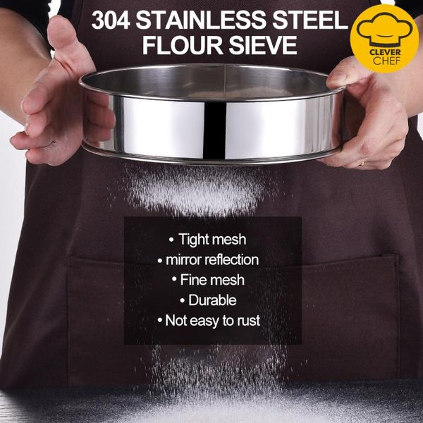 stainless steel 60 mesh dense hole flour sieve thickened round baking tool filter icing sugar 40 kitchen tools & pastry
stainless steel 60 mesh dense hole flour sieve thickened round baking tool filter icing sugar 40 kitchen tools & pastry