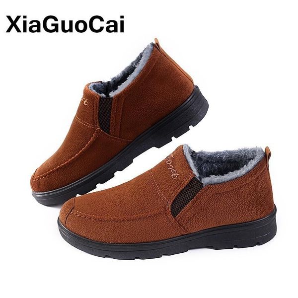 boots winter men shoes warm male ankle snow with fur plush mans footwear high moccasins comfortable father's botas, Black
boots winter men shoes warm male ankle snow with fur plush mans footwear high moccasins comfortable father's botas, Black
