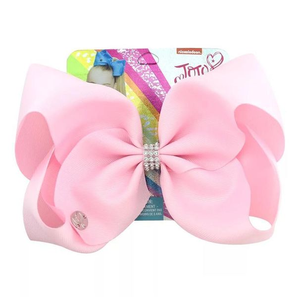 2021 new 8 inch jojo siwa hair bow solid color with clips papercard metal logo girls giant rainbow rhinestone hair accessories hairpin, Slivery;white
2021 new 8 inch jojo siwa hair bow solid color with clips papercard metal logo girls giant rainbow rhinestone hair accessories hairpin, Slivery;white