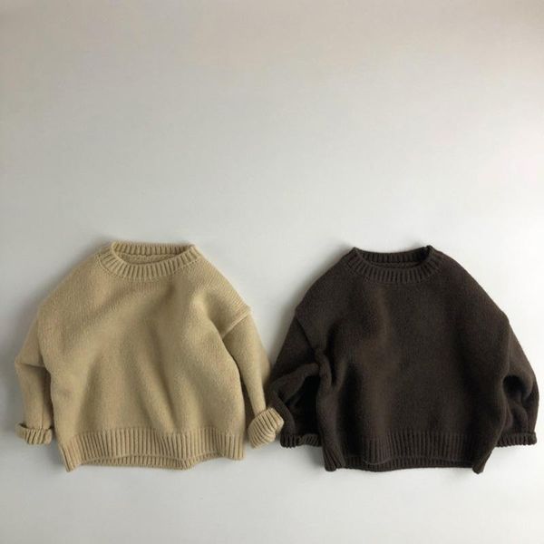 pullover baby boys girls autumn winter sweaters 2021 fashion solid color long sleeve clothes children knitted clothing 1-6 years, Blue
pullover baby boys girls autumn winter sweaters 2021 fashion solid color long sleeve clothes children knitted clothing 1-6 years, Blue