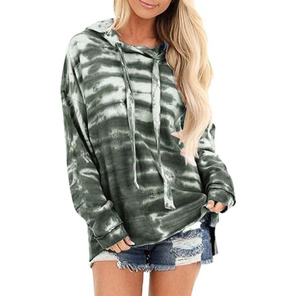 women's hoodies & sweatshirts autumn women tie dye casual hooded drawstring long sleeves pullover fashion loose ladies sweatshiets, Black
women's hoodies & sweatshirts autumn women tie dye casual hooded drawstring long sleeves pullover fashion loose ladies sweatshiets, Black