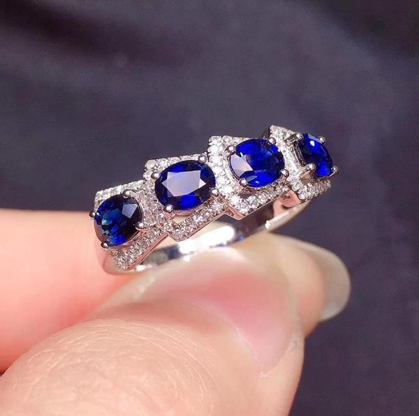 cluster rings y416 blue sapphire ring 1.35ct real pure 18 k natural gemstone diamonds stone female, Golden;silver
cluster rings y416 blue sapphire ring 1.35ct real pure 18 k natural gemstone diamonds stone female, Golden;silver