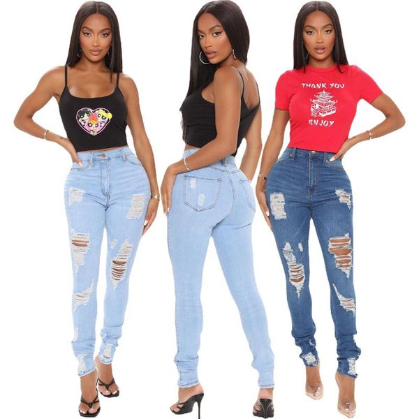 women's jeans ripped vintage hole hollow out denim pants high waist bodycon trousers women pencil pockets club outfits, Blue
women's jeans ripped vintage hole hollow out denim pants high waist bodycon trousers women pencil pockets club outfits, Blue