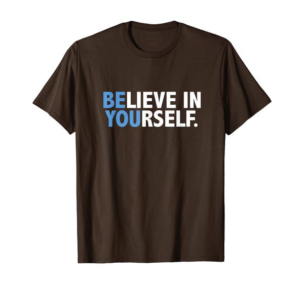 believe in yourself t-shirt, White;black
believe in yourself t-shirt, White;black