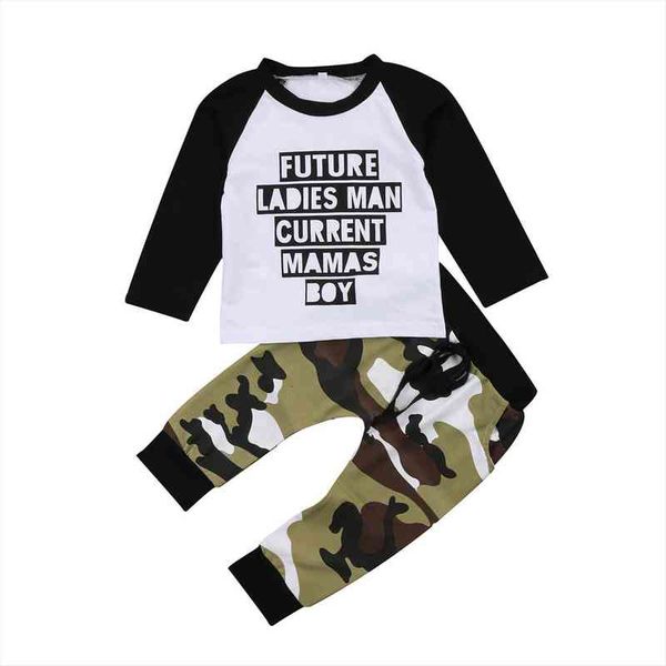 2pc baby boys camouflage clothes outfit infant kids t shirt pants clothing set, White
2pc baby boys camouflage clothes outfit infant kids t shirt pants clothing set, White