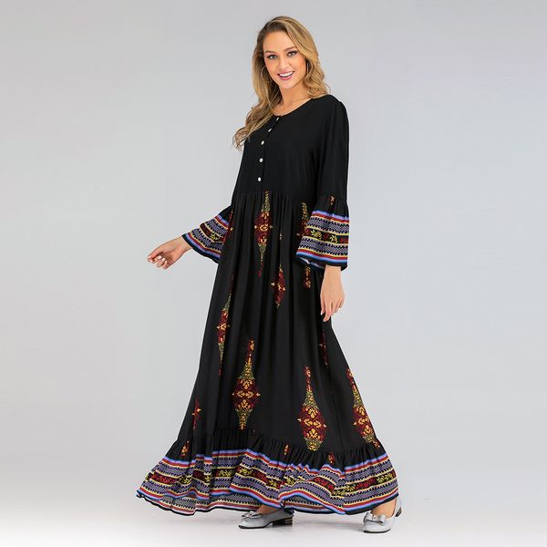 turkey muslim a-line maxi dresses women embroidery morocan kaftan ramadan abaya dress ruffle hem kaftan islamic clothing robe, Red
turkey muslim a-line maxi dresses women embroidery morocan kaftan ramadan abaya dress ruffle hem kaftan islamic clothing robe, Red