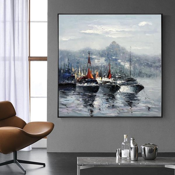paintings hand painted oil painting abstract boat on canvas wall art for living roon office decortaion handmade artwork picture
paintings hand painted oil painting abstract boat on canvas wall art for living roon office decortaion handmade artwork picture