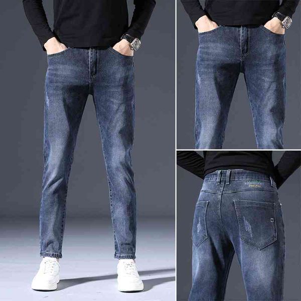 fashion jeans spring summer men's loose small straight casual embroidery trend korean stretch, Blue
fashion jeans spring summer men's loose small straight casual embroidery trend korean stretch, Blue