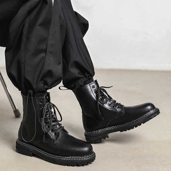 ins martin boots men's leather british wind work high shoes black korean fashion versatile motorcycle
ins martin boots men's leather british wind work high shoes black korean fashion versatile motorcycle