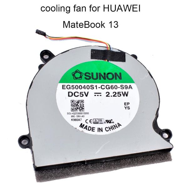 fans & coolings eg50040s1 cg60 s9a computer for huawei matebook 13 wrt w19 w29 cpu thermal cooling fan cooler radiator solhq23300013000
fans & coolings eg50040s1 cg60 s9a computer for huawei matebook 13 wrt w19 w29 cpu thermal cooling fan cooler radiator solhq23300013000
